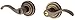 Baldwin 5255.412.Rent Wave Lever Keyed Entry Set, Distressed Venetian Bronze