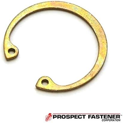 HO-187ST ZD 1.88 in. Diameter Internal Retaining Ring .062 in. Thick Carbon Steel Zinc Yellow Pack - 50 Pieces