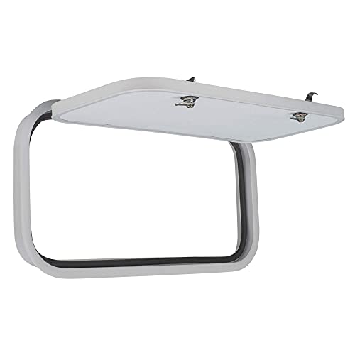 Recpro Rv Baggage Door 24" Wide X 12" High With Rounded Corners For Rvs| Compartment Storage Doors With Top Hinge For Campers | Trailer Compartment Doors | Made In America #TOP5