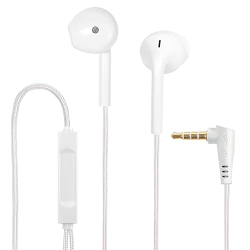 VddSmm 6 Pack Auriculares con Cable con Micrófono y Control de Reproducción, Adecuados para...