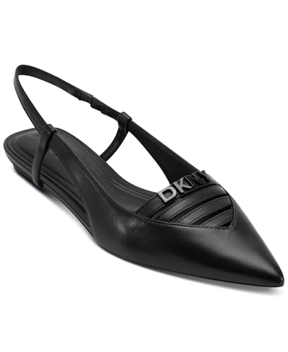 DKNY Womens Mikado Pointed Toe Slingback Ballet Flat