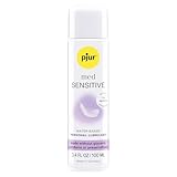 pjur med Sensitive - Water-Based Lubricant, Premium Intimate Sex Lube for Men, Women & Couples, Long Lasting - 100ml / 3.4 fl.oz