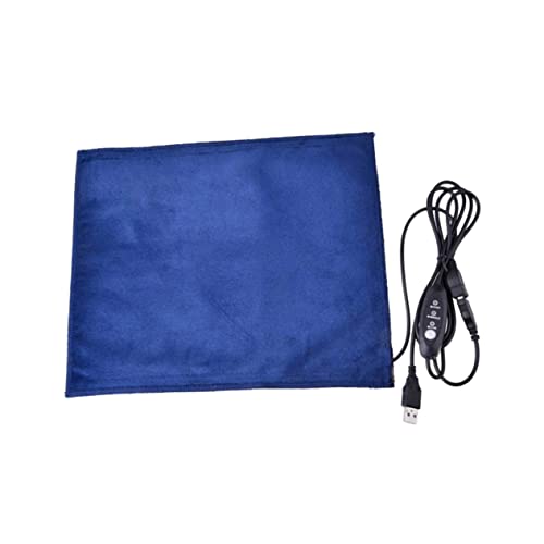 Almohadilla eléctrica térmica para mascotas Toddmomy azul 25x15 cm