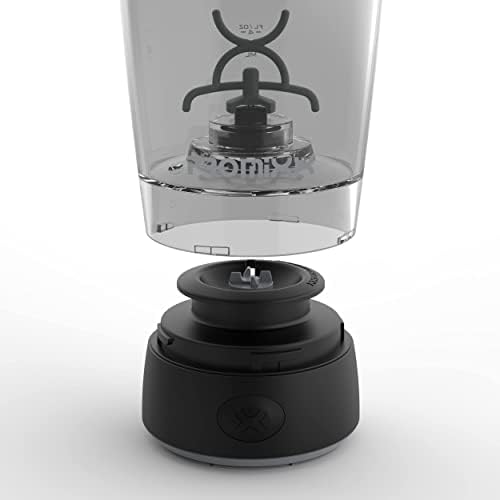 Promixx Original Shaker Bottle - Battery-powered for Smooth Protein Shakes - BPA Free, 600ml Cup (Black)