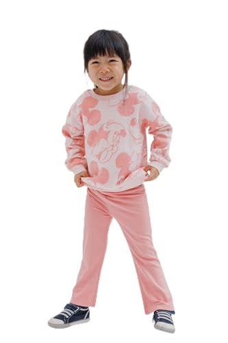 Image of Disney Minnie Mouse Girls' Fleece Sweatshirt and Flare Pant Set for Baby & Kids