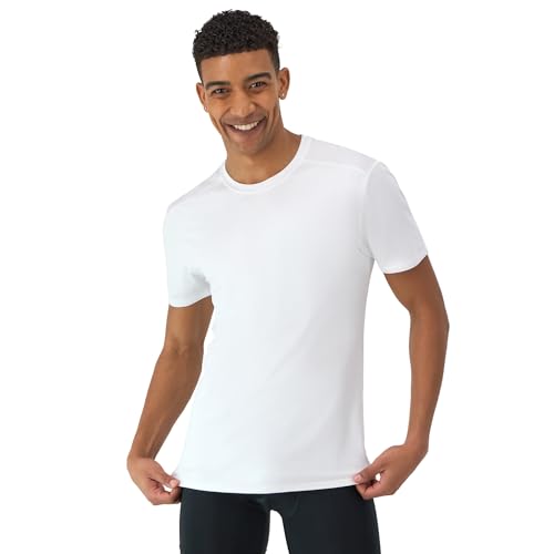 Hanes Men's Moves Breathable Mesh Back T-Shirt, X-Temp Moisture-Wicking Tee, White or Black/Grey, 3-Pack2