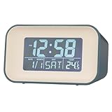 Acctim 15869 Alta blue alarm clock with indoor temperature