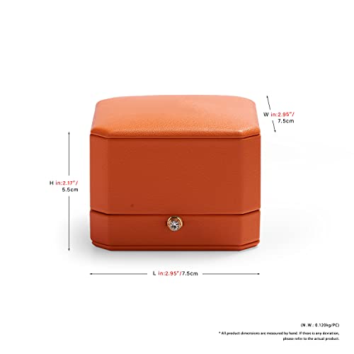 Oirlv Luxury Leather Earring Gift Box Jewelry Storage Display Case Anniversary, Engagement, Birthday Earring Holder Earrings Organizer #TOP3