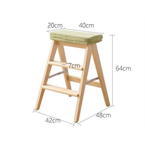 Silla de escalera para el hogar en madera con altura de 64 cm 3