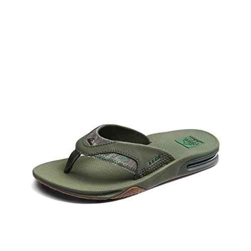 Preisvergleich Produktbild Reef Herren Fanning Flipflop, Olive Palm, 45 EU