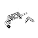 Crapyt Spring Loaded Latch Pin Heavy Duty Spring Latch Barrel Bolt Latch Slide Bolt Gate Latch for Doors/Warehouses 5.12
