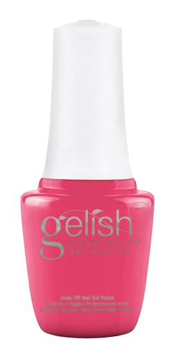 Gelish Mini Summer Collection Up In The Air - Bright Pink Creme Soak Off Polish, Long-Lasting, Vibrant Color, Professional Quality, High Shine, Chip-Resistant 9mL (Got Some Altitude)