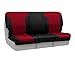 Coverking Custom Fit Front 40/20/40 Seat Cover for Select Chevrolet Silverado 1500/2500/3500 Models - Neoprene (Red with Black Sides)