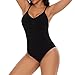 Ayolanni going out tops Bodysuits for Womens Fashion Vneck Spaghetti Strap Bodysuit Thong Shapewear Tummy Control Going out Tops Sexy Outfit