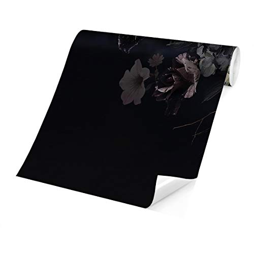 Carta da parati in TNT autoadesivo Fiori con la