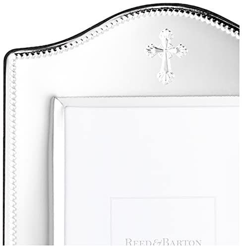 Reed & Barton Abbey Cross Silverplate 4" X 6" Frame, 1.05 Lb, Metallic #TOP3