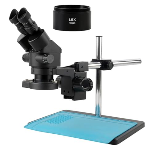 �������L�b�g 3.5X-90X �Y�[���r�b�O�T�C�Y�����X�^���h���{�X�e���I�o�ጰ���� + 0.5X 2X 0.7X 1X �⏕�Ε������Y PCB �͂񂾕t���p �����������Y�A�_�v�^�[(With 1.5x)