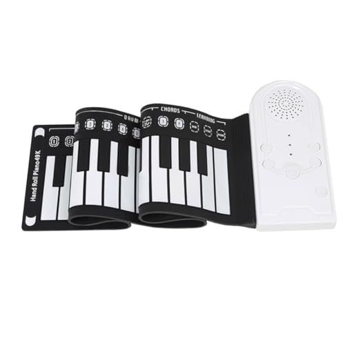 COOPHYA 49 Rouleaux Clavier Électronique Pliant Clavier Musical Piano Électronique Souple Clavier Noir Et Blanc Portable Numérique Enfant Store Silicone Respectueux De L’environnement - Les Beatles, Paul McCartney, John Lennon, RIngo Starr, George Harrison COOPHYA 49 Rouleaux Clavier Électronique Pliant Clavier Musical Piano Électronique Souple Clavier Noir Et Blanc Portable Numérique Enfant Store Silicone Respectueux De L'environnement