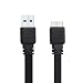 Produktbild KUYiA USB 3.0-Kabel, Flach 3FT USB A-Stecker zu Micro B Datenkabel, 5 Gbit/s Datenübertragung Sync Cable Kompatibel mit Toshiba Canvio WD Seagate Clickfree Maxtor External Hard Drive, Samsung S5