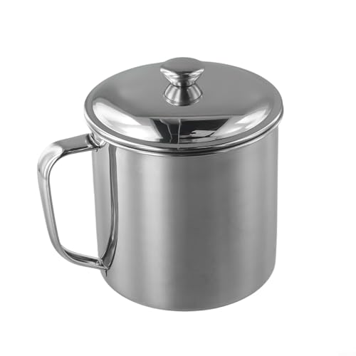 Campsite Companion - Vaso fiable de acero inoxidable 304 para disfrutar de bebidas frías y calientes (7 cm (8 cm (350 ml)