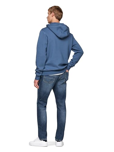 Image of Tommy Hilfiger Men's Medium Weight Fleece Hoodie Sweatshirt With Embroidered Logo, Also Available in Big & Tall