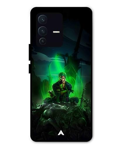 Image of Premium Anime 1 Case for Vivo v23 Pro (Glossy Finish) Soft-Touch Metal TPU Back Cover, Shockproof, Designer, Aesthetic Mobile Phone Case