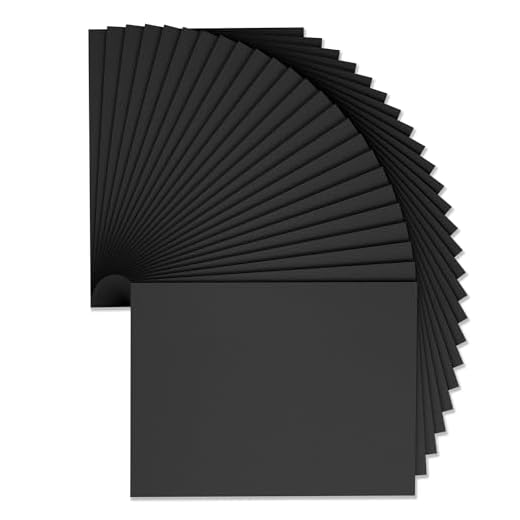 9 x 12 Inch Black Foam Sheets Crafts, 2mm Thick. 25 Pack Premium Black Foam Papers Set, for Cosplay, Crafting,DIY Project,Classroom, Scrapbooking, 3D Card Making
