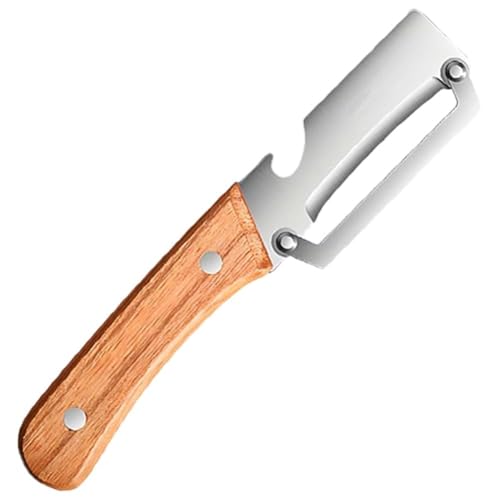 Multifunctional Vegetable Peeler with Extra-Sharp Stainless Steel Blade 2-in-1 Single-Blade Peeler for Potatoes Fruits and Vegetables