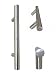 Produktbild Häusler Onlinehandel GmbH Edelstahl Stossgriff SG 1141 - 600 mm gerade T-Form Türbeschlag Türgriffe NEU
