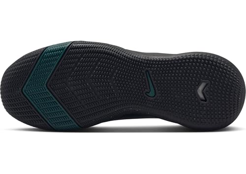 Nike Jr. Mercurial Vapor 16 Academy Little/Big Kids' IC Low-Top Soccer Shoes (FQ8411-002, Black/Deep Jungle/Black) Size 2.54