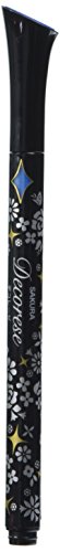 Stylo gel Sakura Decorese encre pailletée bleu Db206 à fort pouvoir couvrant