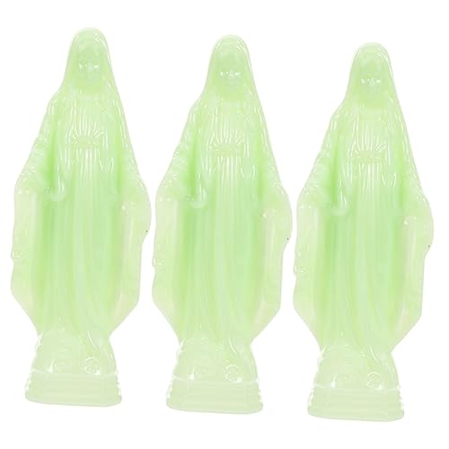 TOYMYTOY 3個 教会 装飾 宗教 装飾 机 装飾 家 装飾 用 ホーム マママム 像 マリア 装飾 聖母 装飾 ミニ ギフト 飾る ミス 彫刻