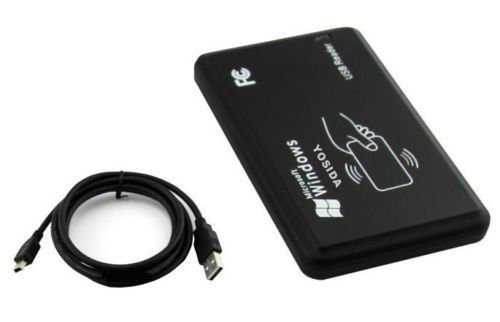 USB RFID 125Khz T5577 lettore di schede programmatore/masterizzatore/duplicatore+5pcs fobs