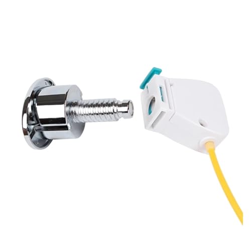 Botón de cisterna para váter redondo pulsador simple para tanque de agua de baño 6