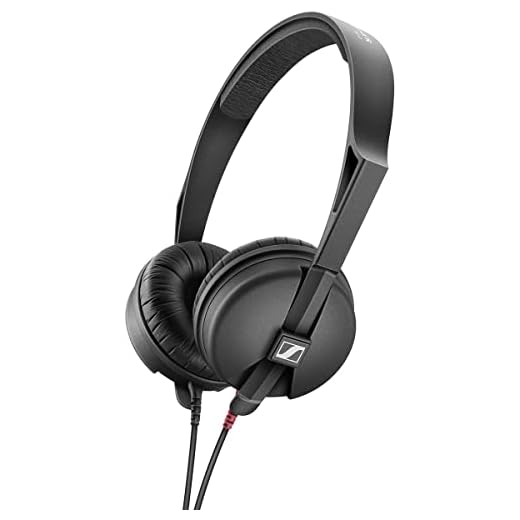 Sennheiser Professional HD 25 LIGHT fones de ouvido intra-auriculares para DJ, preto