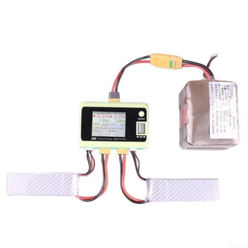 Cargador de 500W lipo balance de doble canal y placa de carga rápida JST-XH para baterías RC 2S-6S 2