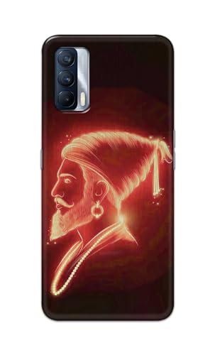 Image of PRINTFIDAA Printed Hard Back Cover Case for Realme X7 Back Cover (Chatrapati Shivaji Maharaj) -112