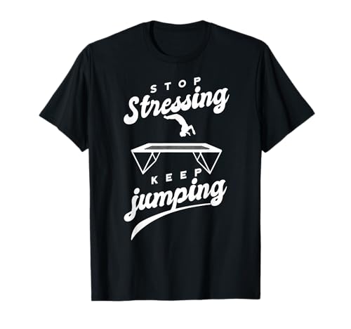 Lustige Sprüche Fitness Workout Trampolin-Sport Trampolin T-Shirt
