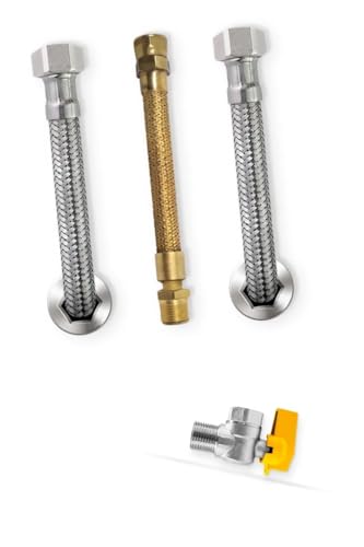 KIT INSTALAÇÃO PARA AQUECEDOR A GÁS 1/2 40 CM KOMECO