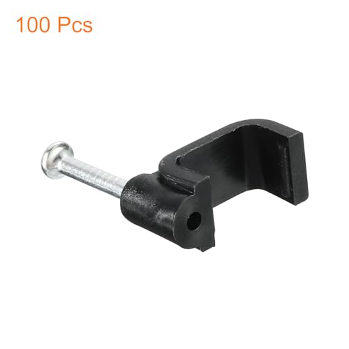 Gestion de cables eficiente con clips de cable de 10mm uxcell y grapas para cable Ethernet 3