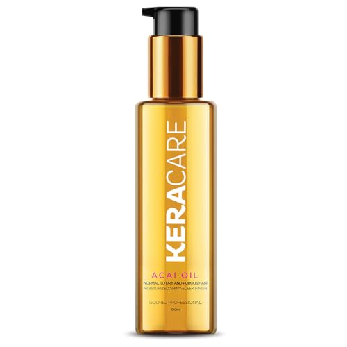 Godrej Professional Keracare Acai Oil (100ml) | Paraben and Sulphate-free | Infused with Acai Berries and Antioxidants | Revive Dry and Porous hair
