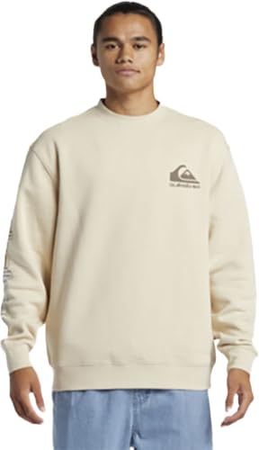 Quiksilver - Mens Omni Crew Sweater, Color Fog, Size: Large