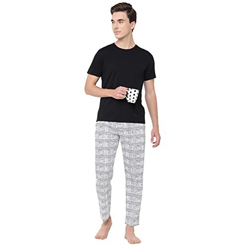 Image of Urban Scottish 100% Comfortable Men's Lounge Pants, Leisure-Wear withn Elastic Waist-Band & Regular Fit, Machine Washable Stayt Home Clothing, Expert Craftsmanship Featuring Plush to The Touch Feel