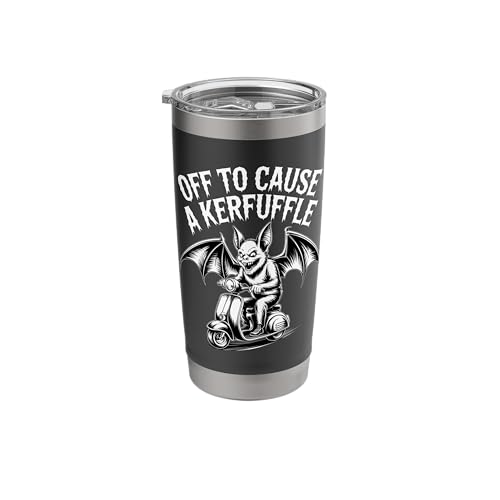 Magical Chaos Bat Off to Cause a Kerfuffle Stainless Steel Insulated Tumbler