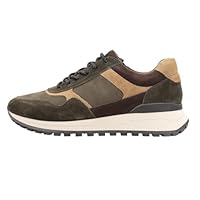 ARA Meo, Scarpe da Ginnastica Uomo, Olive Moro Caramel, 46 EU Larga