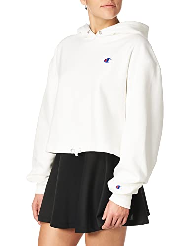 Champion Womens Champion Women's Reverse Weave Cinch Bottom Hoodie Hooded Sweatshirt, White, Medium Us #TOP1