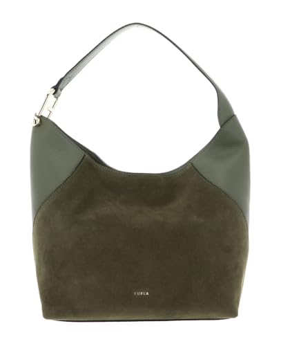 Sac à épaule Lara Hobo Bag Furla cuir femme coloris vert olive