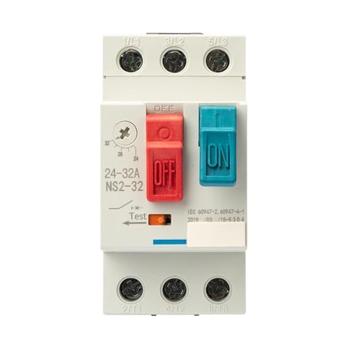 Démarreur moteur AC NS2-32X 24-32A disjoncteur magnétothermique rail