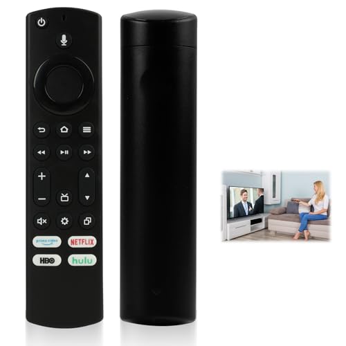 Official Fire TV 3rd Generation Voice Remote with Alexa Control – Dedicated Prime Video, Netflix, HBO Max, and Hulu Buttons – Power and Volume Controls – Bluetooth Pairing for Fire TV Stick 3rd Gen