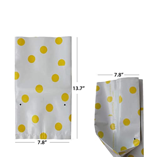 TrustBasket UV Stabilized Long Life Premium colorful Dotted Grow bag for Balcony & Terrace Gardening - 10 Qty (20*20*35cms)| Home Gardening Plant Container Bag for Leafy Vegetable and Flower Plants